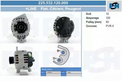 CV PSH 225532120000 -  Генератор